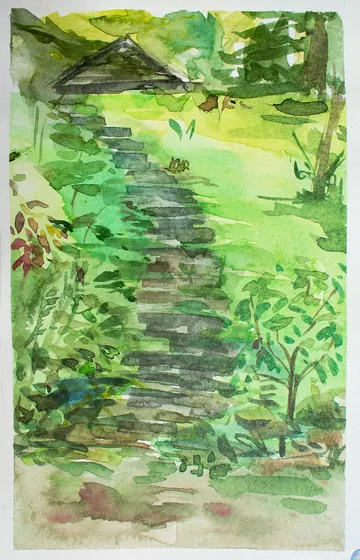2016 plein air cottage