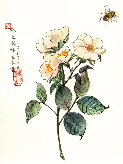 2019-bee on flower